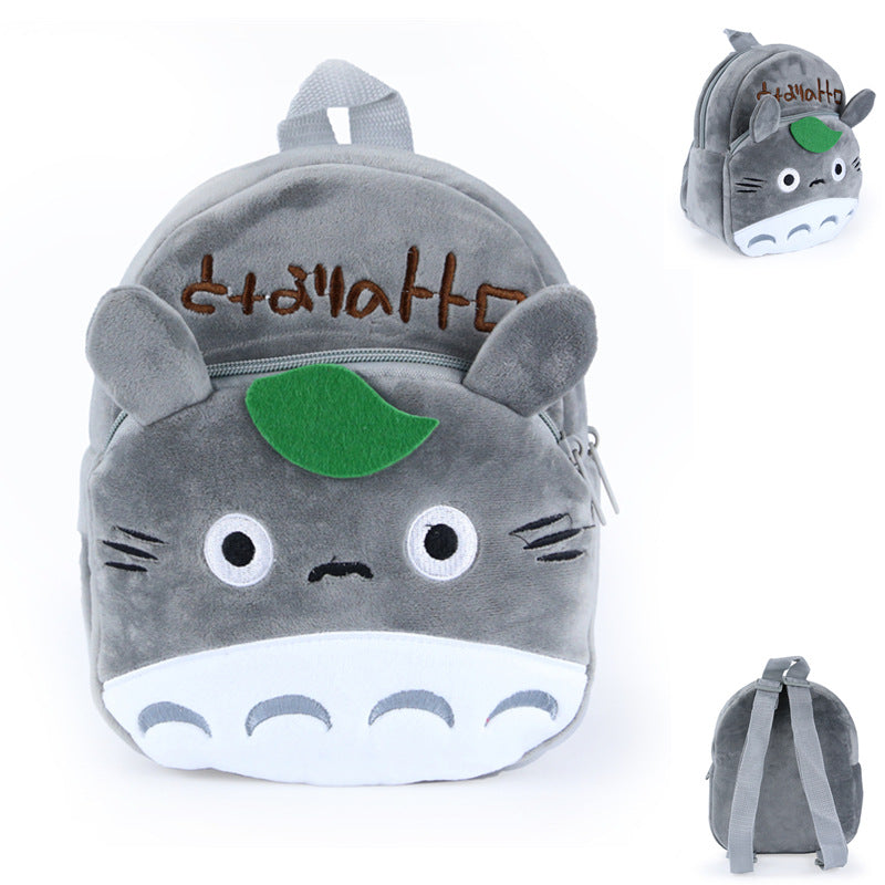 Totoro Plush Backpack Child, Cartoon Animal Backpack Bag