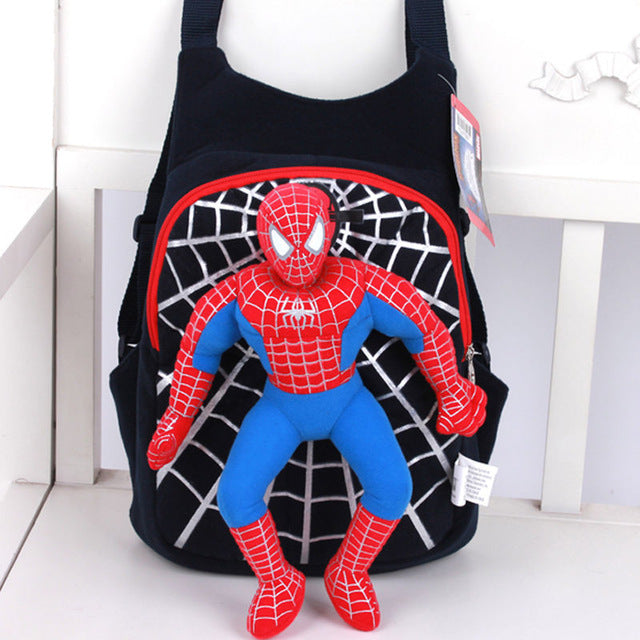 Polyester Kids Spiderman School Bag at Rs 252/piece in New Delhi | ID:  20612543188